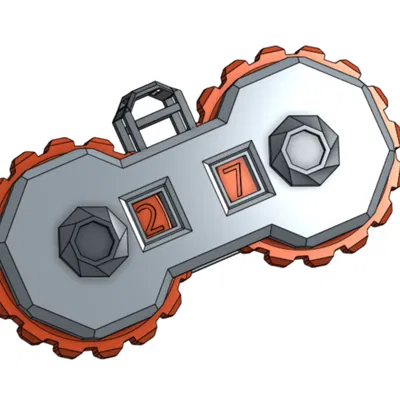 Đồng Hồ Bấm Giờ Thủ Công 2 Chữ Số In 3D Hoàn Chỉnh