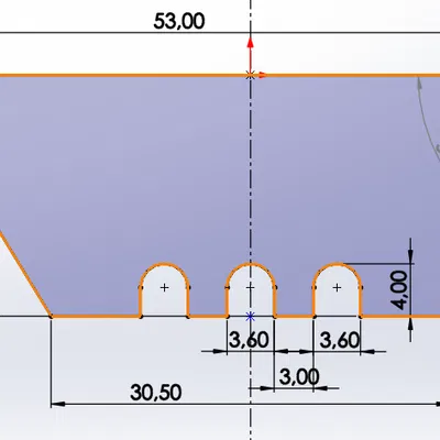 Dao cạo lưỡi dao đa năng có nắp bảo vệ - Lưỡi dao có ba khía