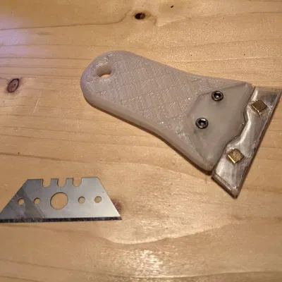 Dao cạo lưỡi dao đa năng có nắp bảo vệ - Lưỡi dao có ba khía