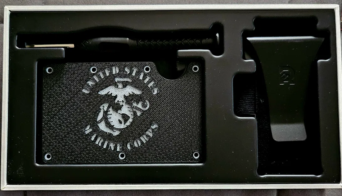 USMC Ridge Wallet Plate - Image 1