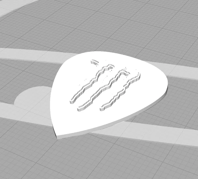 MÓNG GUITAR HÌNH MONSTER ENERGY - Image 1