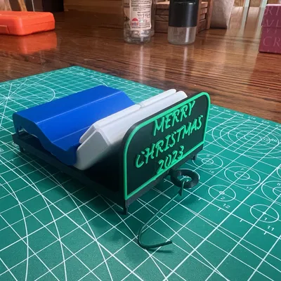 Móc Trang Trí Giáng Sinh Hình Giường Điều Chỉnh Được