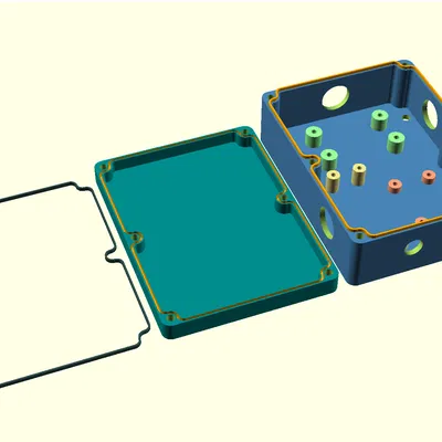 Hộp đựng dự án điện tử tùy chỉnh, chống nước IP65/IP67 bằng OpenSCAD