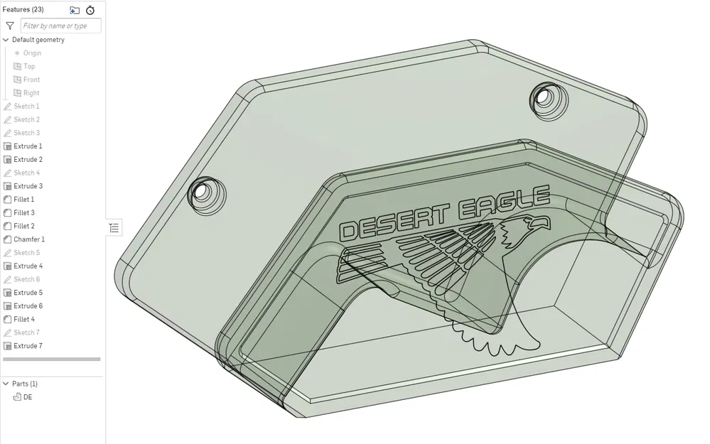 Giá Treo Tường Súng Airsoft Desert Eagle - Image 6