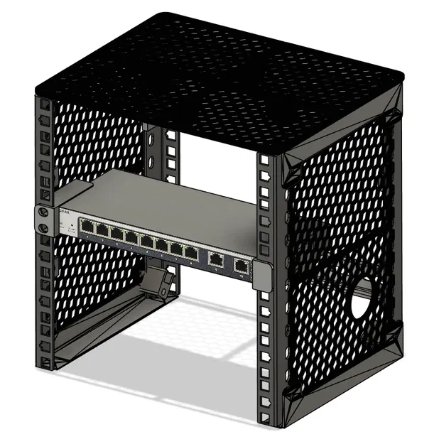 Giá đỡ Rack 10" cho Netgear GS110EMX - Image 1