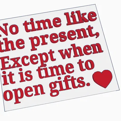 Con dấu Giáng Sinh "Không có lúc nào bằng lúc này"