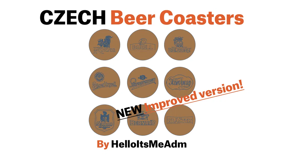 Đế Lót Ly Bia Séc (PHIÊN BẢN MỚI CẢI TIẾN!) - Image 1