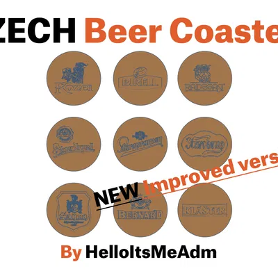 Đế Lót Ly Bia Séc (PHIÊN BẢN MỚI CẢI TIẾN!)