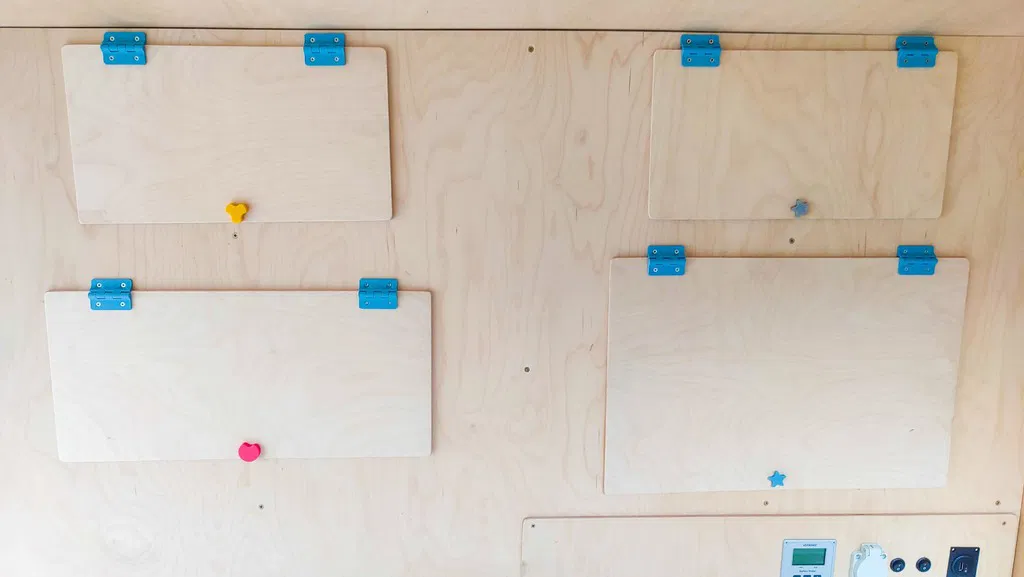 Vanlife :P Hệ Thống Bản Lề & Khóa Gỗ Plywood 6,5 mm - Image 3