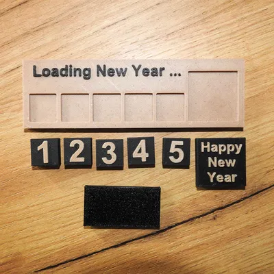 Bảng Đếm Ngược Chào Năm Mới 'Loading New Year'