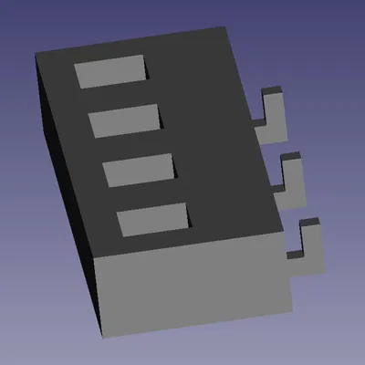 Giá đỡ đầu phun Bambu Lab cho IKEA Skadis - Không cần Support