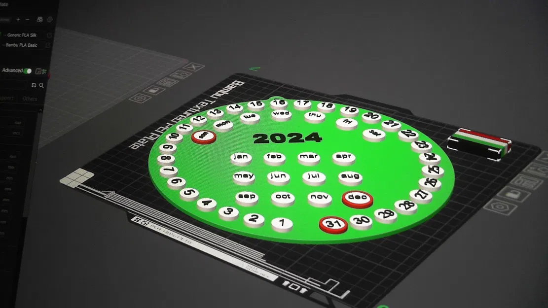 Lịch Vạn Niên Hình Tròn Có Thể Chỉnh Sửa Năm - Image 2