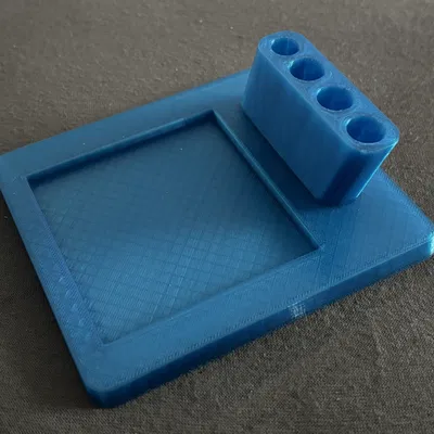 Kệ Đựng Bút Kèm Ngăn Để Giấy Post-It (Bản Trái & Phải)