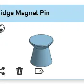 Nam Châm Tủ Lạnh Kiểu Ghim