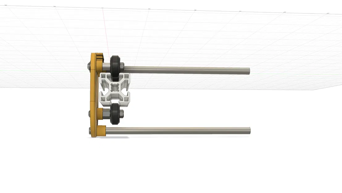 Y-Carrier với Bánh xe Rãnh V (625zz) - Cho GT2 & Trục 8mm - Image 4