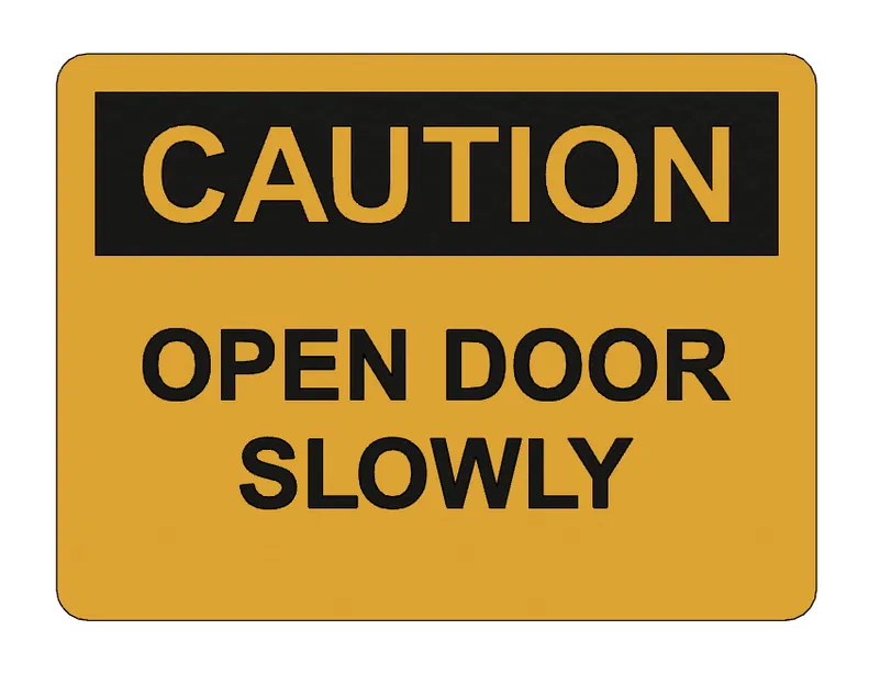 BIỂN BÁO - MỞ CỬA CHẬM - Image 1