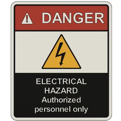BIỂN BÁO - NGUY HIỂM ĐIỆN