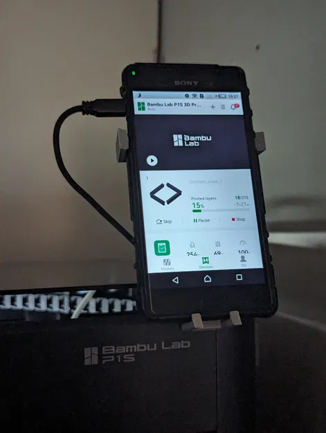 Giá đỡ Cảm ứng/Điện thoại P1S cho Máy in P1S vừa Sony Xperia Z3 - Image 1