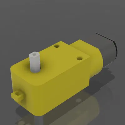 Mô hình 3D Hộp Giảm Tốc Động Cơ CC