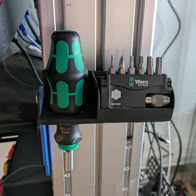 Khay Đựng Dụng Cụ Wera Cho Thanh Nhôm 120x40 Hoặc Dàn Giả Lập Đua Xe