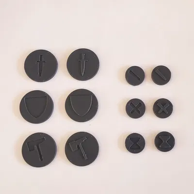 Nhóm quân và token kích hoạt Warcry - thiết kế đơn giản, thân thiện FDM