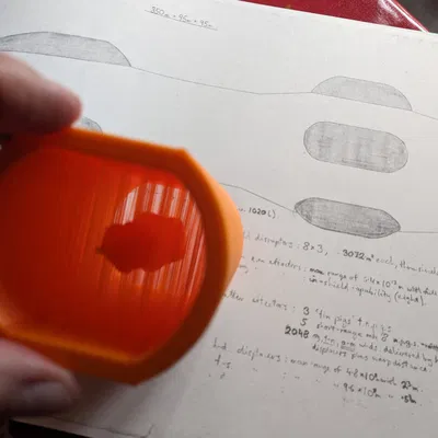 Mô hình "Limiting Factor" treo [V2] (từ tiểu thuyết Culture của Iain M Banks "The Player of Games")