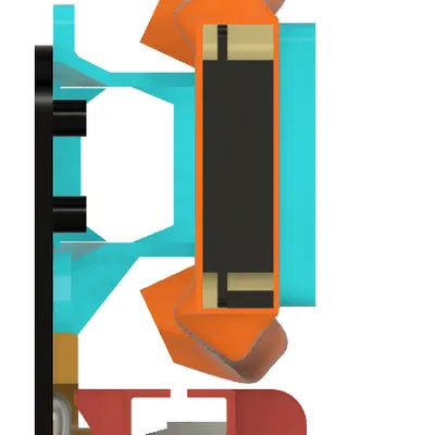 MinV2 Ender3 Mount Quạt có thể điều chỉnh Mount BL-Touch