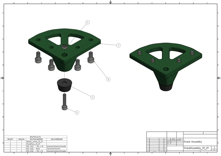 Chân đế cao su cho Anet AM8 - Image 3