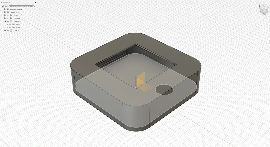 Vỏ trước và sau cho Cảm biến nhiệt độ độ ẩm Tuya WIFI Smart - Image 1