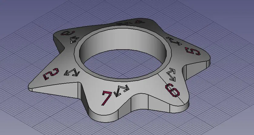 Thước đo bán kính 2-7mm - Image 2