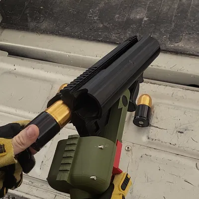 Súng phóng lựu/shotgun airsoft nòng đôi Libra 40mm