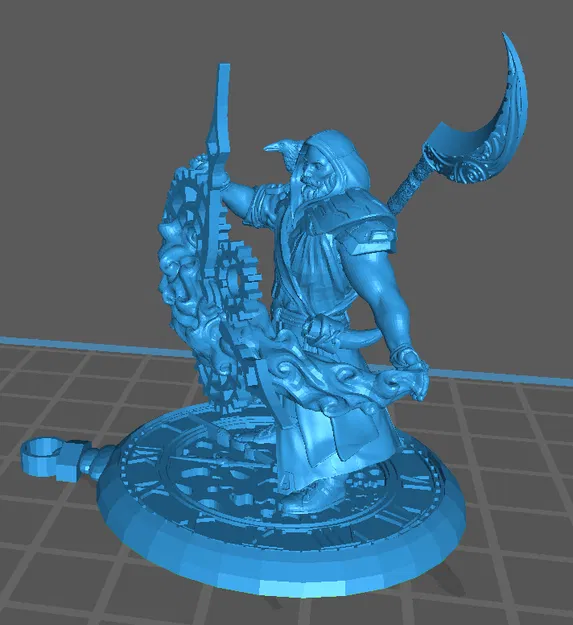 Chonurgy Wizard - Mô hình Pháp sư Thời gian Aasimar In 3D - Image 2