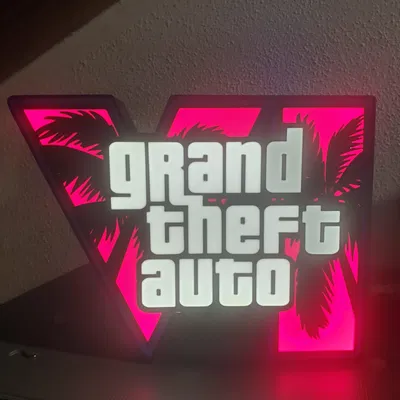 Lightbox GTA VI với thiết kế cây dừa