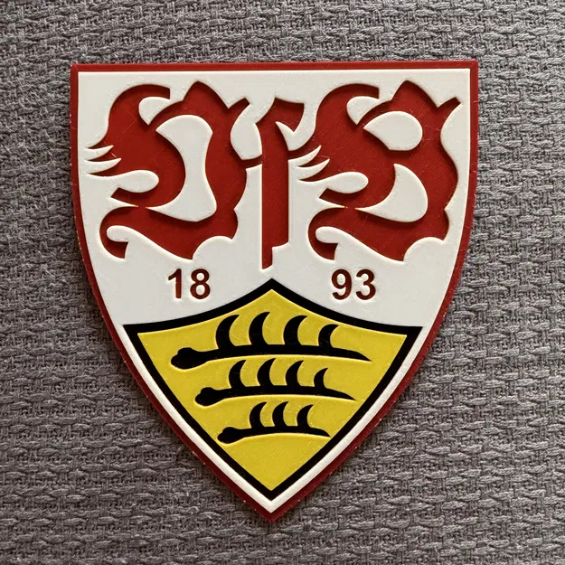 HueForge: Huy hiệu VfB Stuttgart 1893 - Image 1
