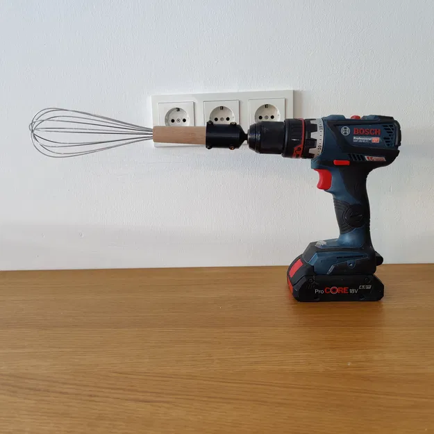 Adapter Gắn Cây Đánh Trứng Vào Máy Khoan - Image 1