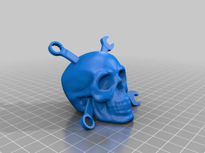 Đầu Lâu Thợ Máy - Mechanic Skull - Image 2