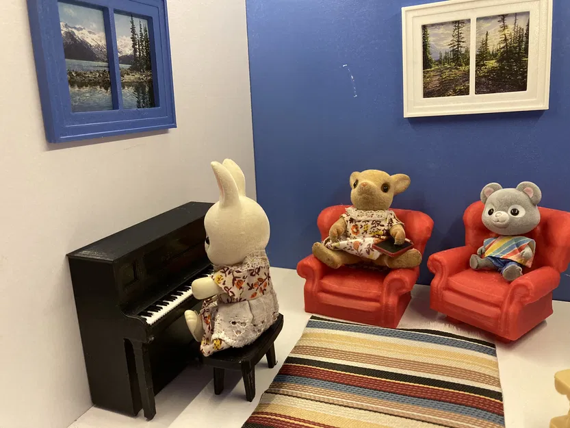 Ghế Bành Khổng Lồ Cho Gia Đình Sylvanian & Calico Critters - Image 3