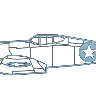 Tranh Tường Máy Bay F4U Corsair (Bản Lớn)