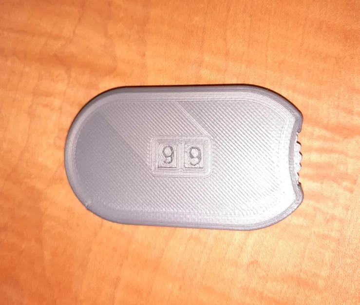 Bộ đếm bánh xe xoay tay đơn (00 đến 99) dùng cơ cấu Geneva Drive. - Image 1