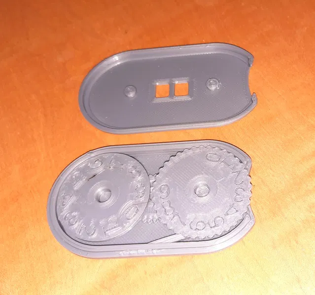 Bộ đếm bánh xe xoay tay đơn (00 đến 99) dùng cơ cấu Geneva Drive. - Image 2