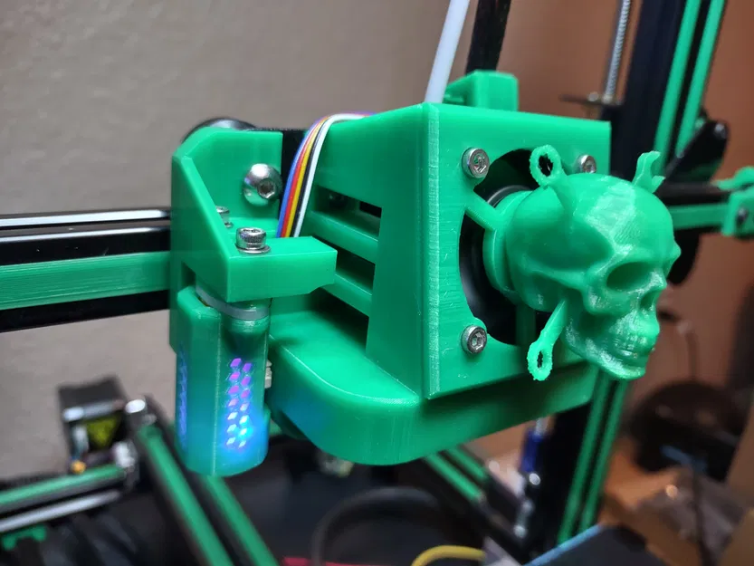 Chụp Quạt Đầu Lâu & Cờ Lê Bắt Chéo cho Ống Dẫn Quạt Satsana 40mm - Image 2