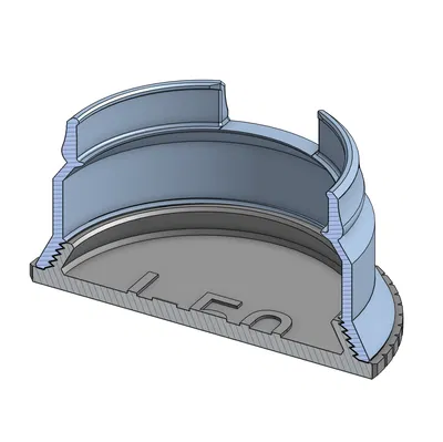 Chụp che sáng cho ống kính Industar-50