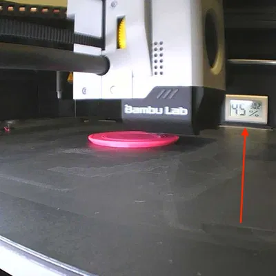 Giá đỡ máy đo độ ẩm nam châm (Bambu Lab và máy in khung kim loại khác)