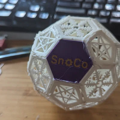 Trang Trí Đa Diện Cắt Cụt Gấp Gọn