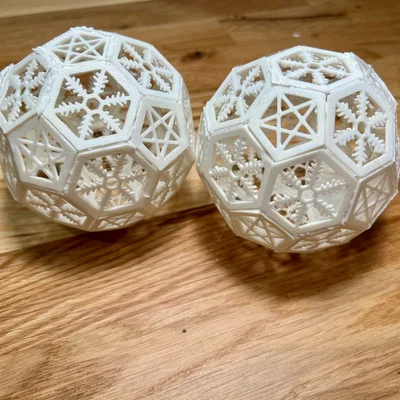 Trang Trí Đa Diện Cắt Cụt Gấp Gọn