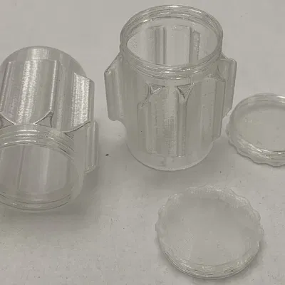 Hộp đựng lốp Mini-Z có nắp ren, xếp chồng thành lưới