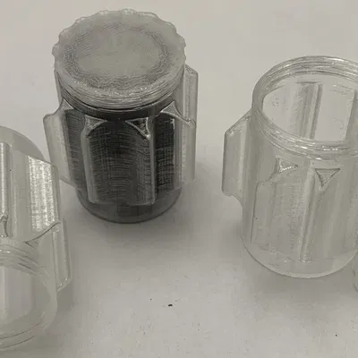 Hộp đựng lốp Mini-Z có nắp ren, xếp chồng thành lưới