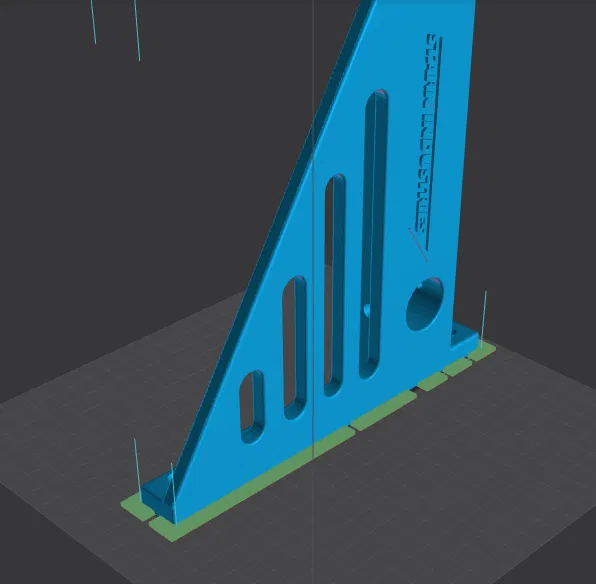 Chân đỡ Filament ống điện 3/4 logo Stark industries - Image 4