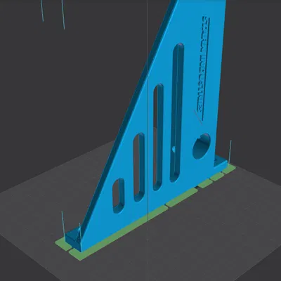 Chân đỡ Filament ống điện 3/4 logo Stark industries