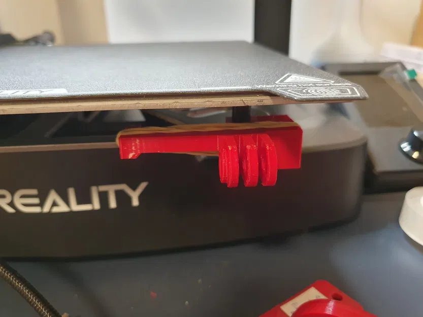 Giá đỡ GoPro gắn giường máy in Creality Ender-3 v3 SE (bản remixed mạnh hơn) - Image 1